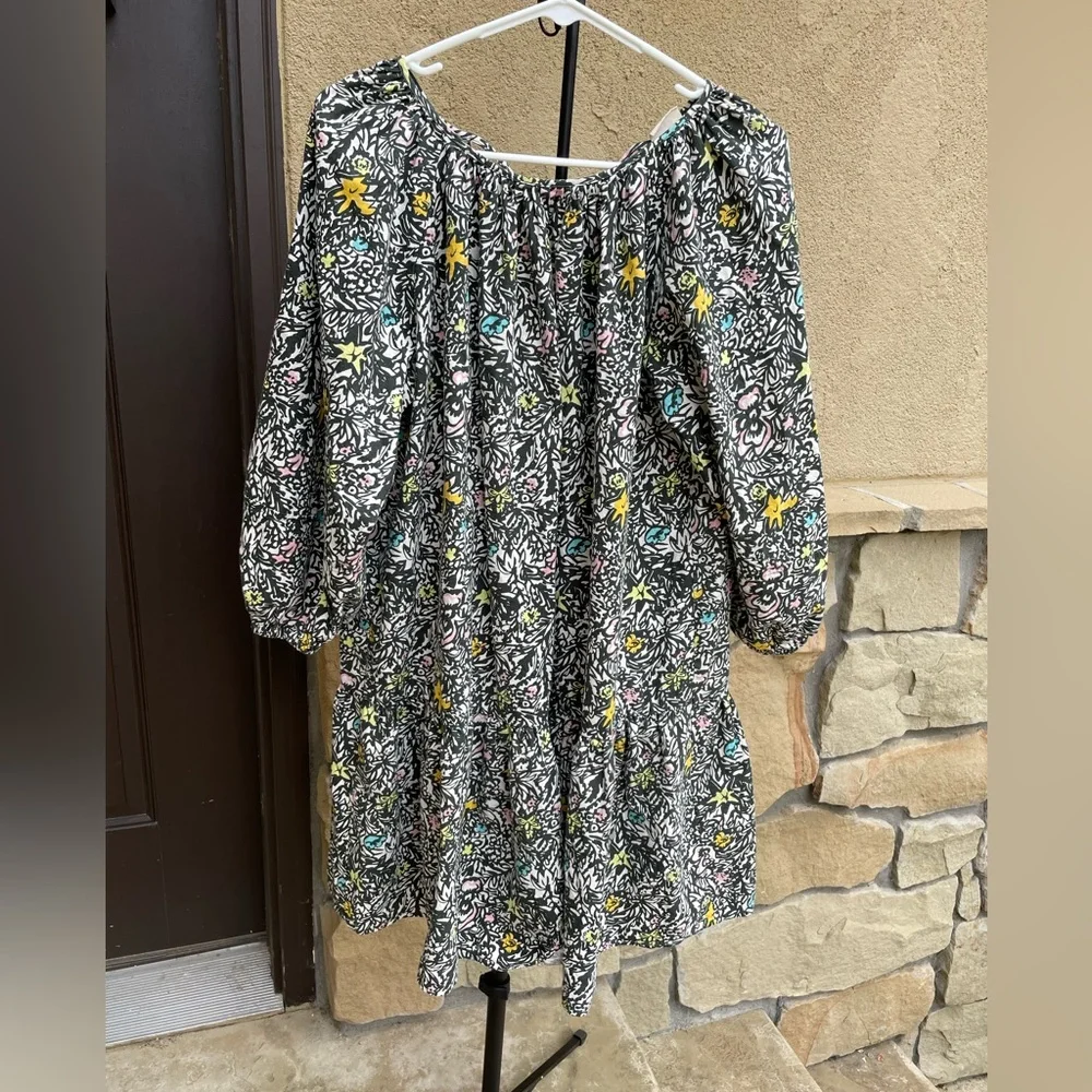 Levi’s hemp boho green peasant dress - Picture 7 of 14